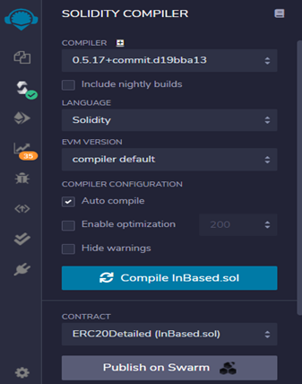 Implementation Of Cryptocurrency Using Smart Contract